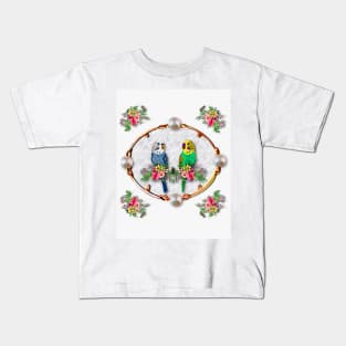 Budgerigars aka Parakeets Kids T-Shirt